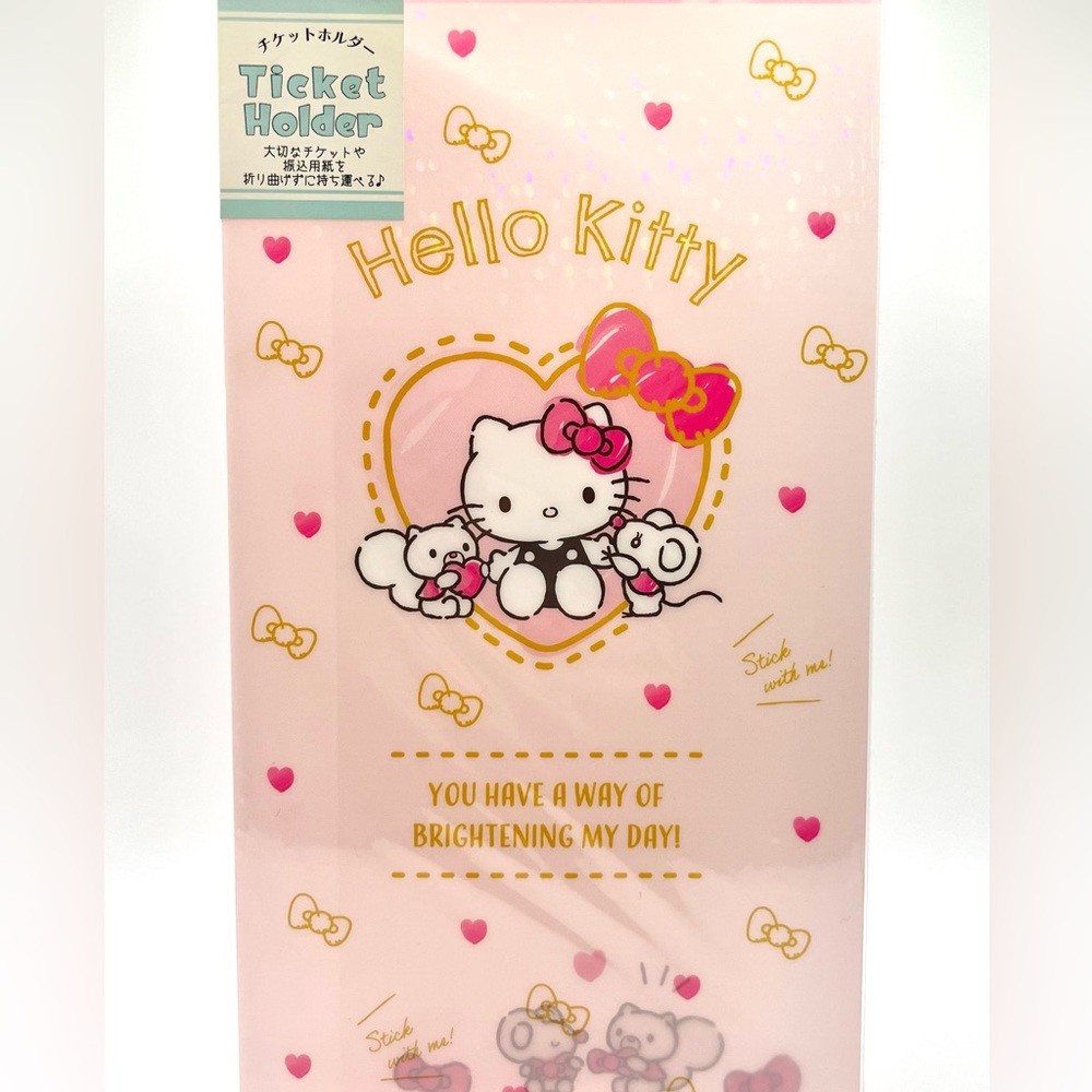Hello Kitty Glittery Ticket Holder